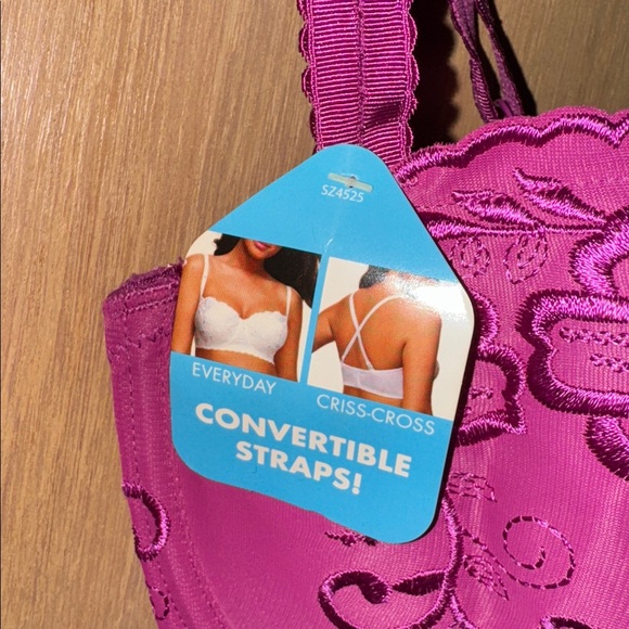 NWT Sweet Nothings Purple Lace Bra - Picture 3 of 4